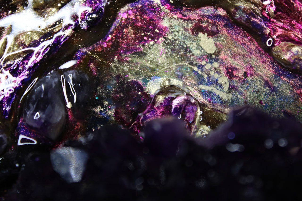 Orgonit Energiebild Amethystos