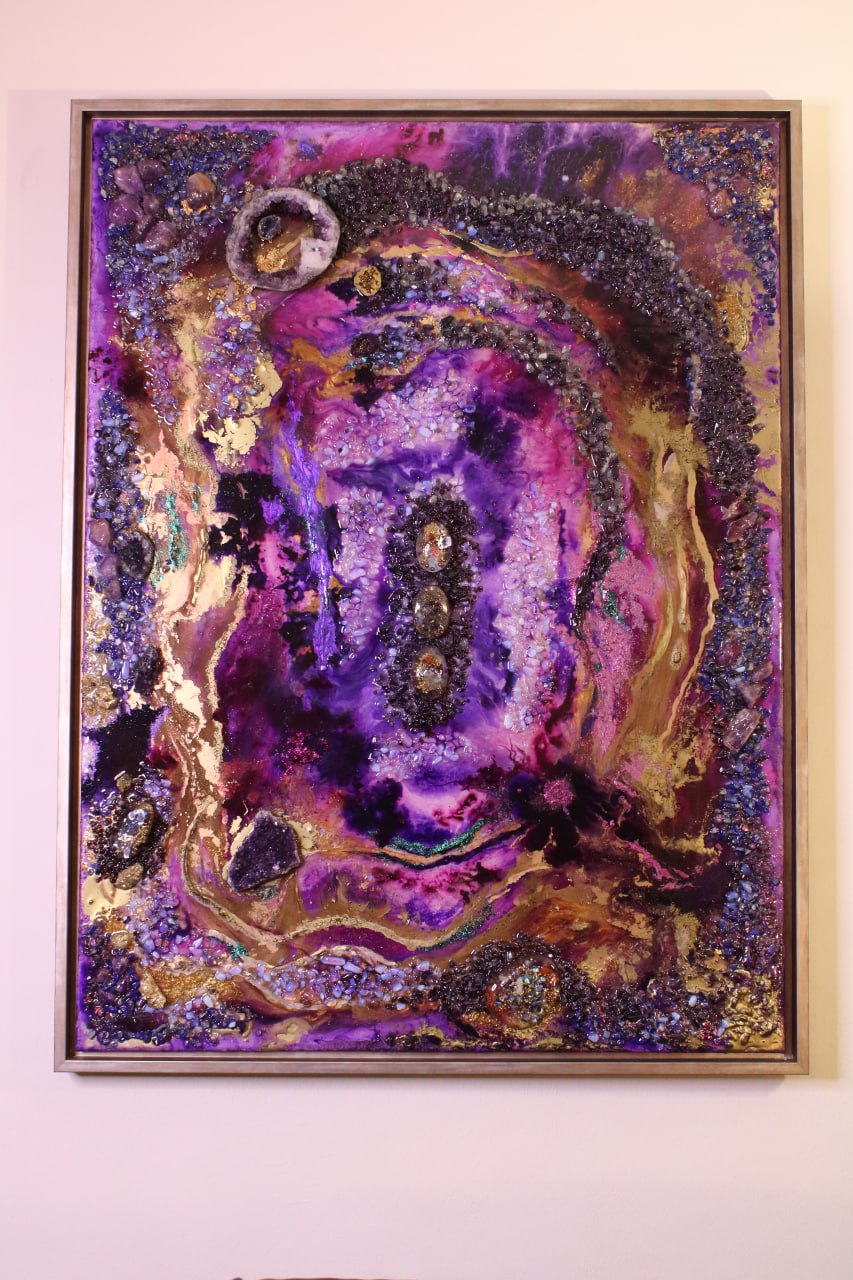 Orgonit Energiebild Amethystos