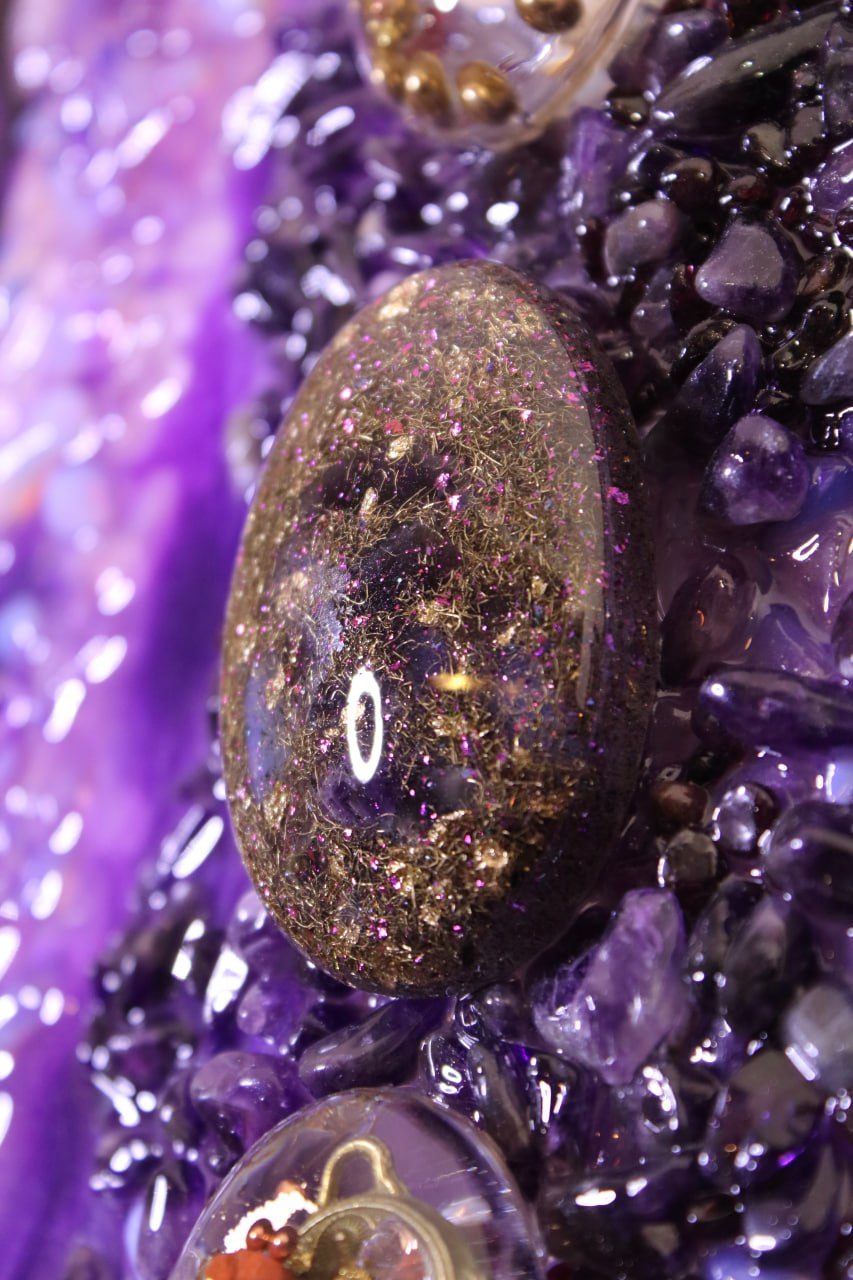 Orgonit Energiebild Amethystos