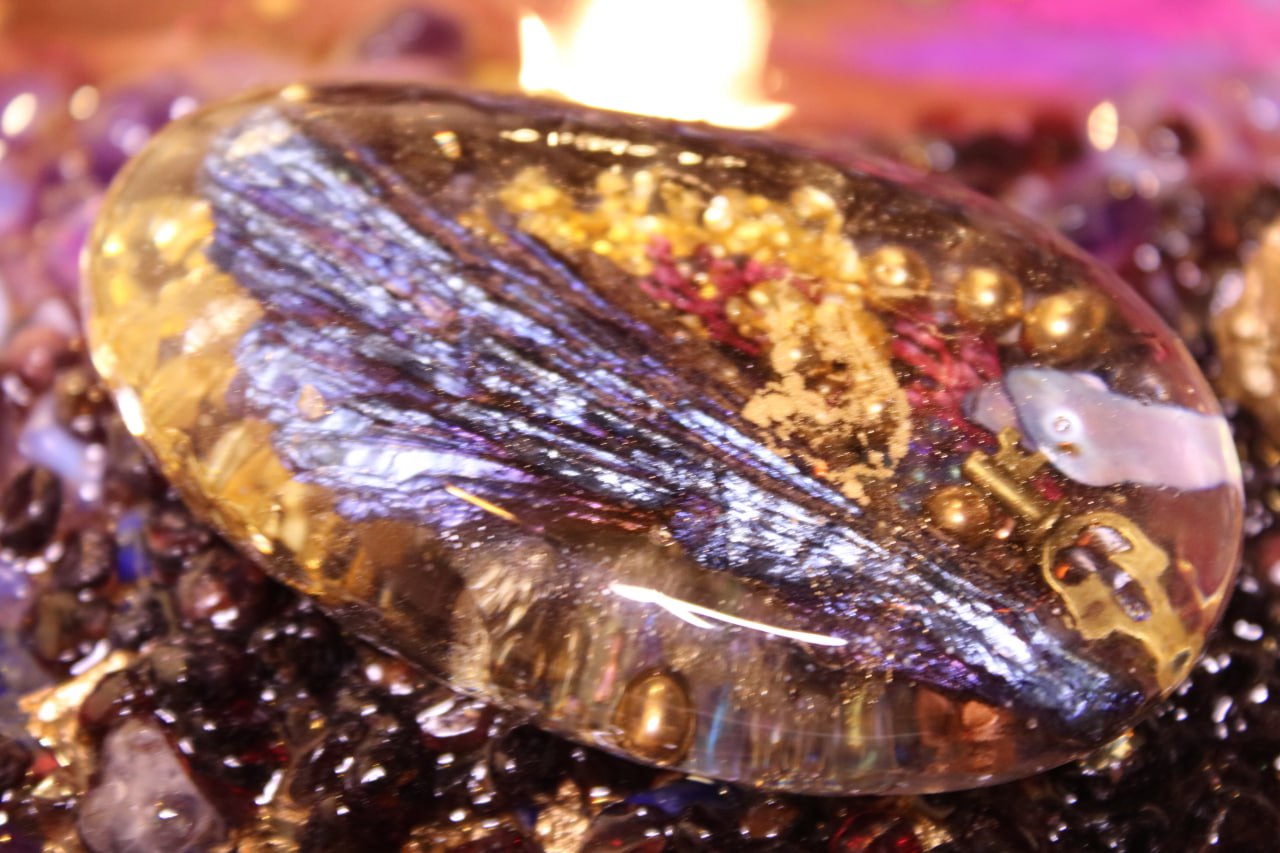 Orgonit Energiebild Amethystos