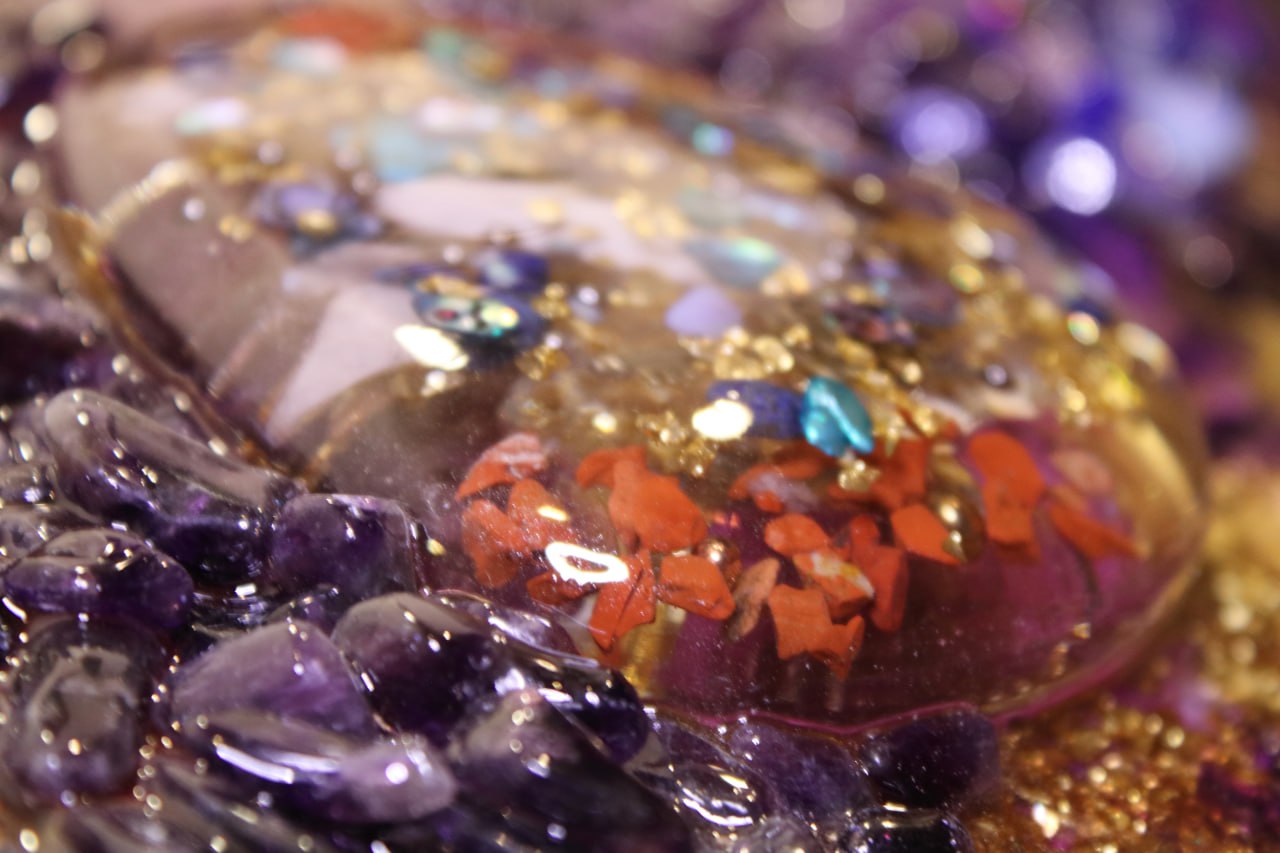 Orgonit Energiebild Amethystos