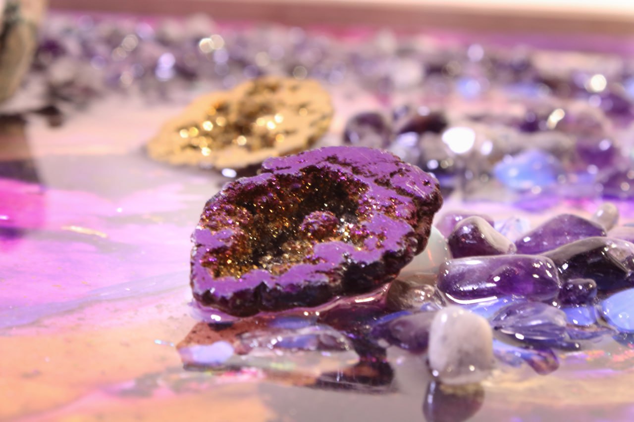 Orgonit Energiebild Amethystos