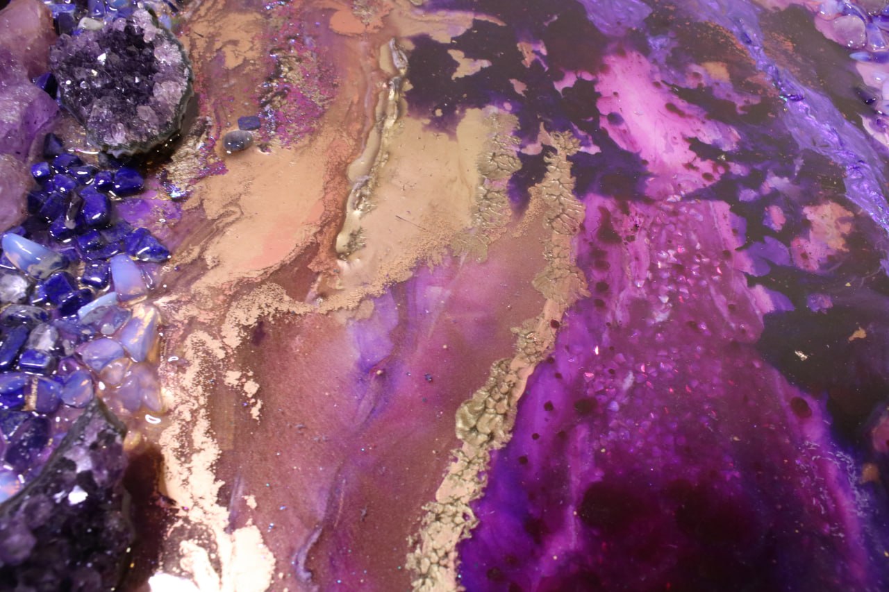 Orgonit Energiebild Amethystos