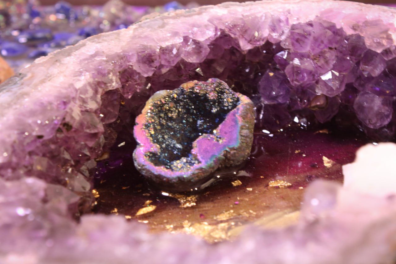 Orgonit Energiebild Amethystos