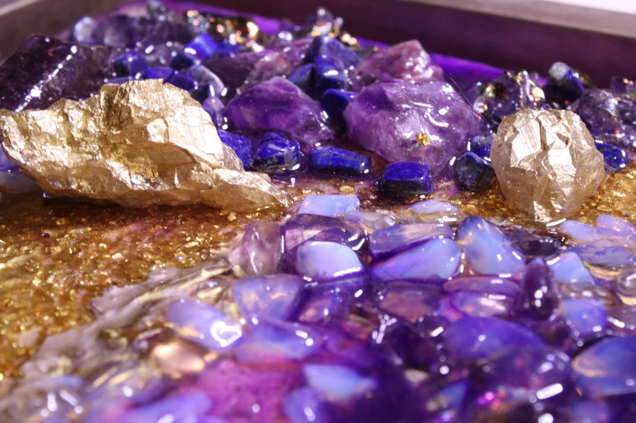 Orgonit Energiebild Amethystos