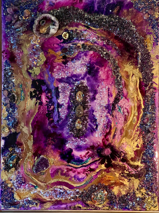 Orgonit Energiebild Amethystos