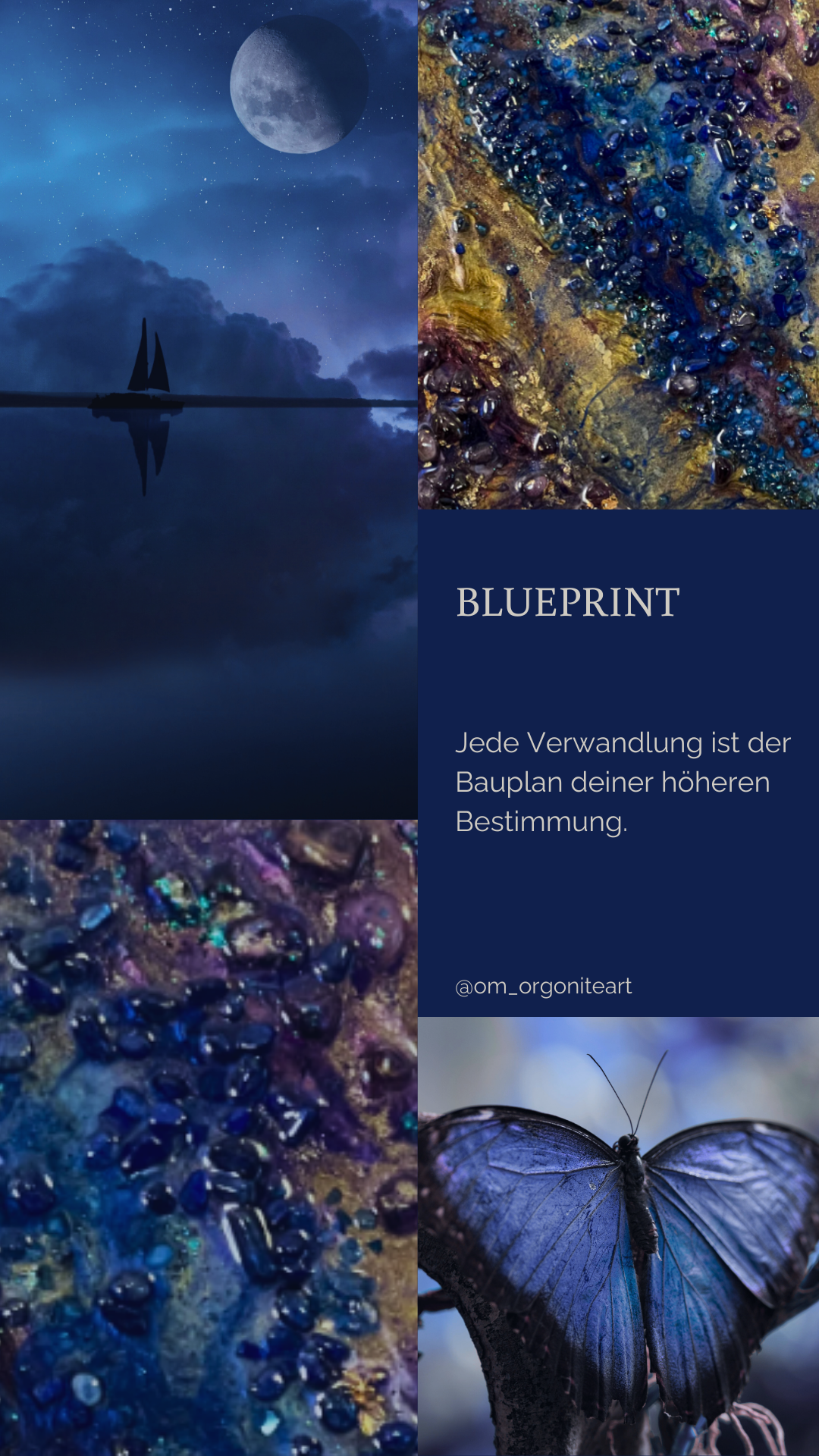 Orgonit Energiebild Blueprint