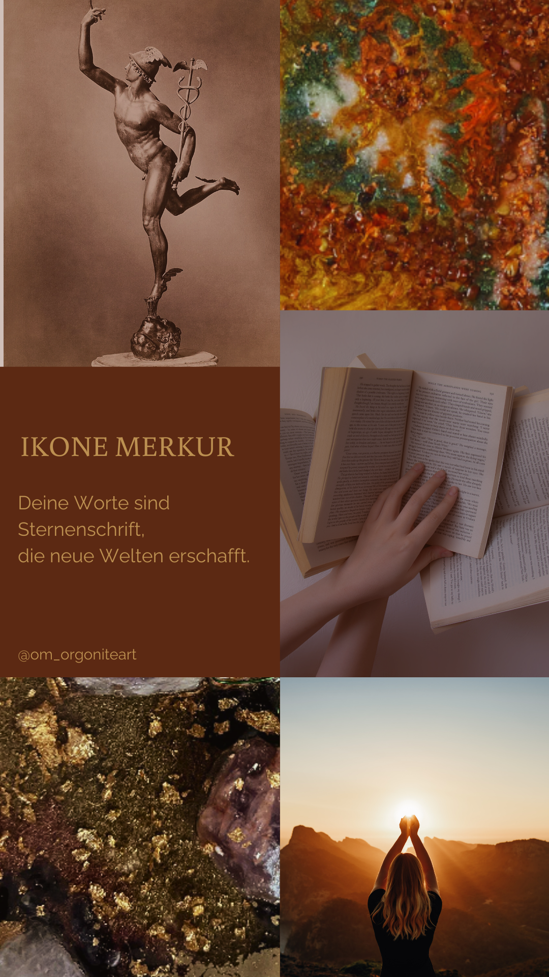 Orgonit Energie Ikone Merkur