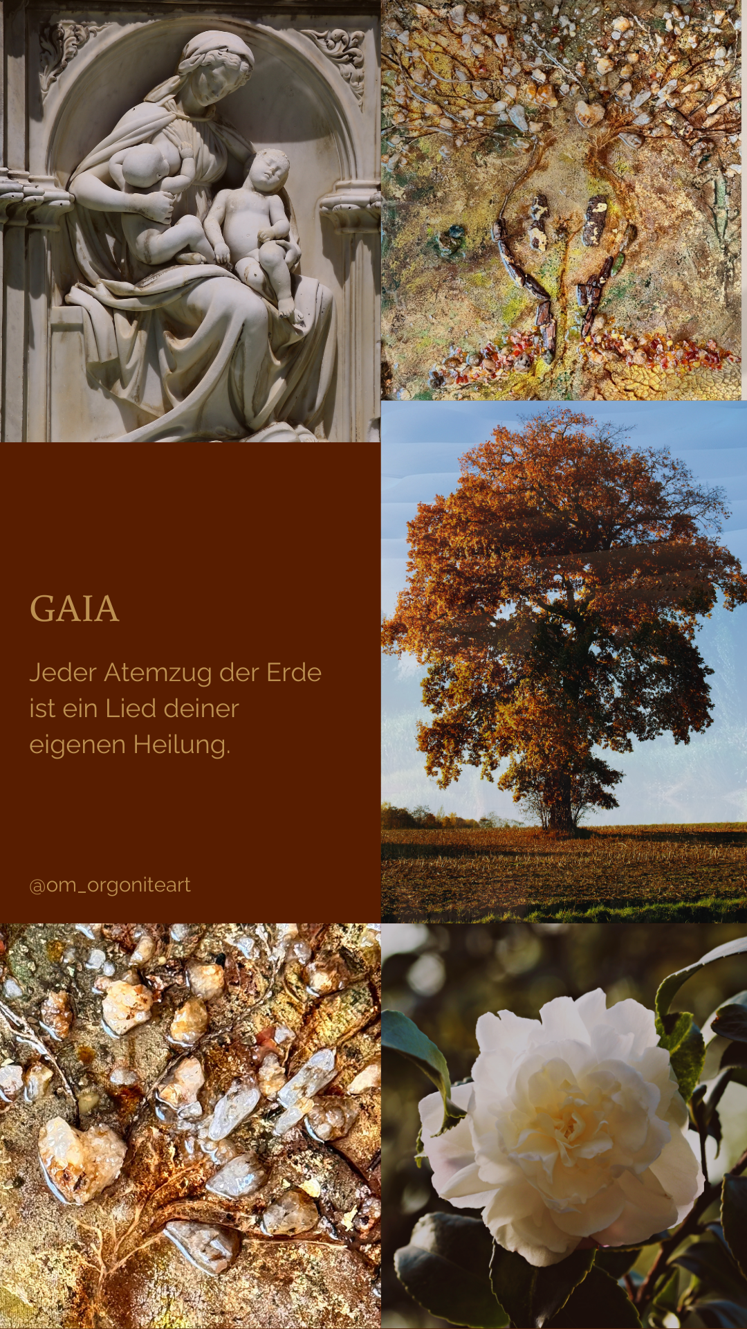 Orgonit Energiebild Gaia