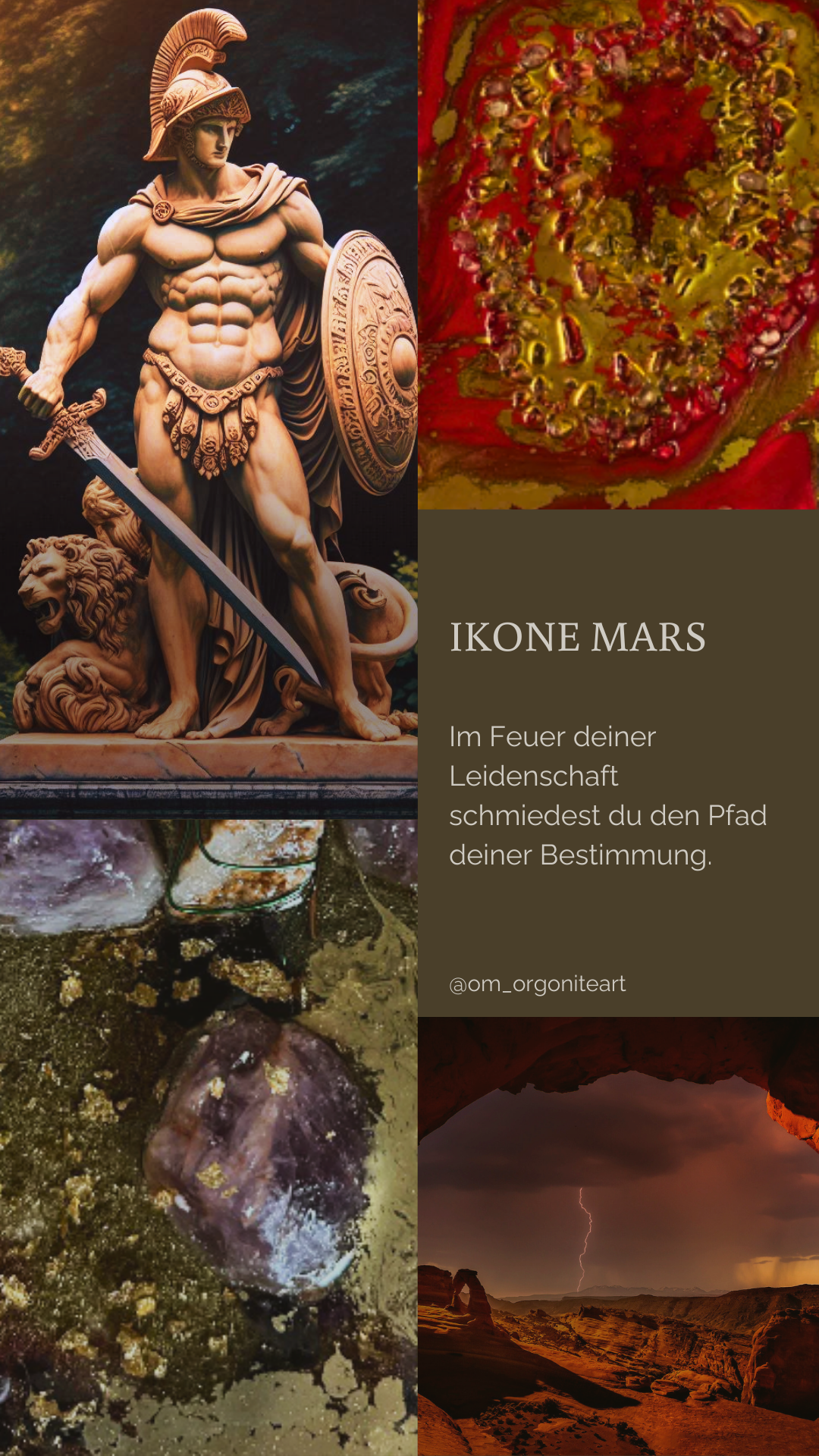 Orgonit Energie Ikone Mars