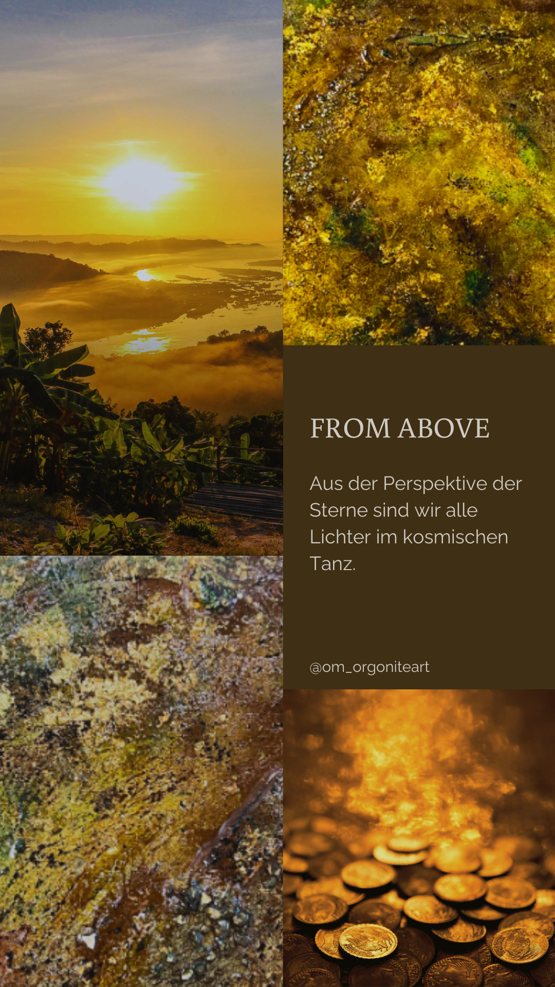 Orgonit Energiebild "From Above"