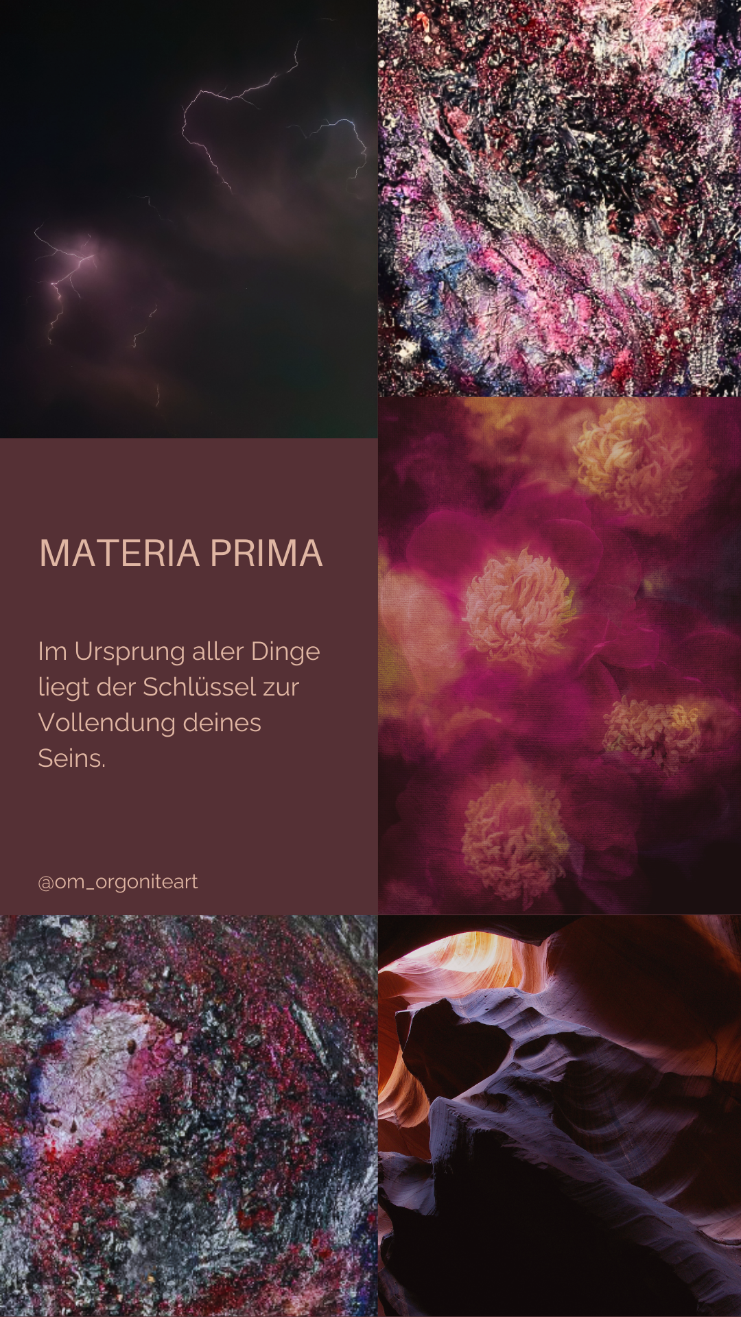 Orgonit Energiebild Materia Prima