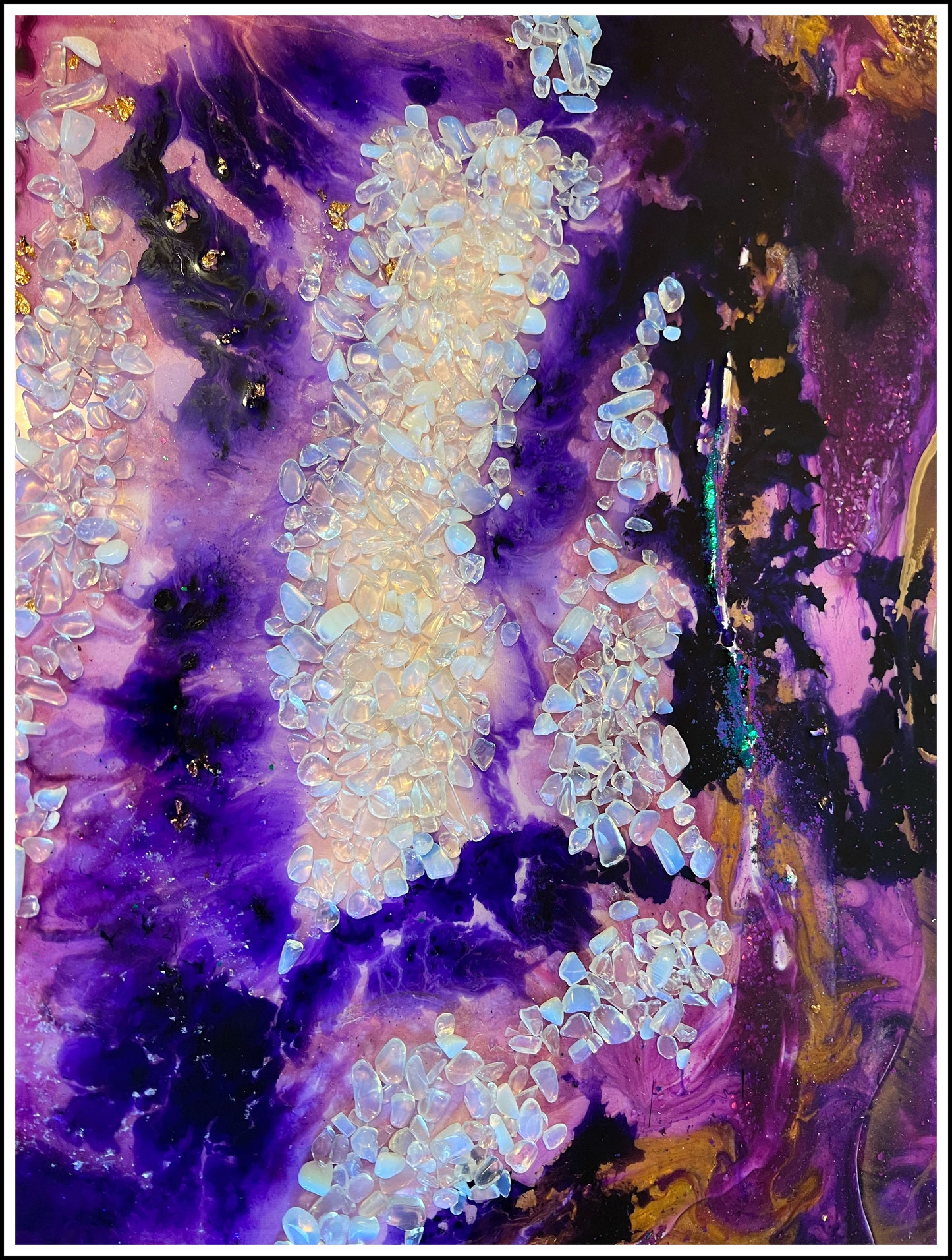 Orgonit Energiebild Amethystos Detail 2